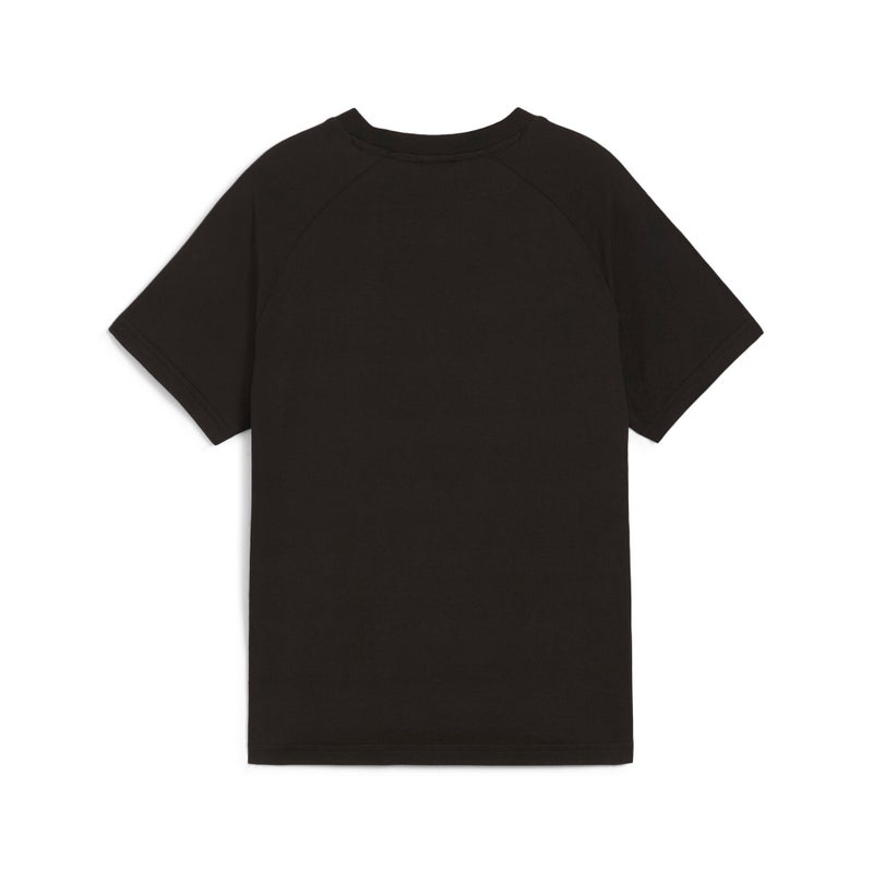 PUMA PLAY LOUD CLASSICS Kids Boys Black T-Shirt Youth - Image 5